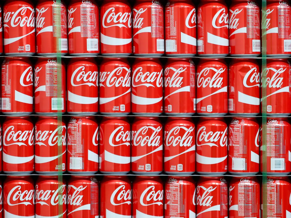 Coca-cola cans