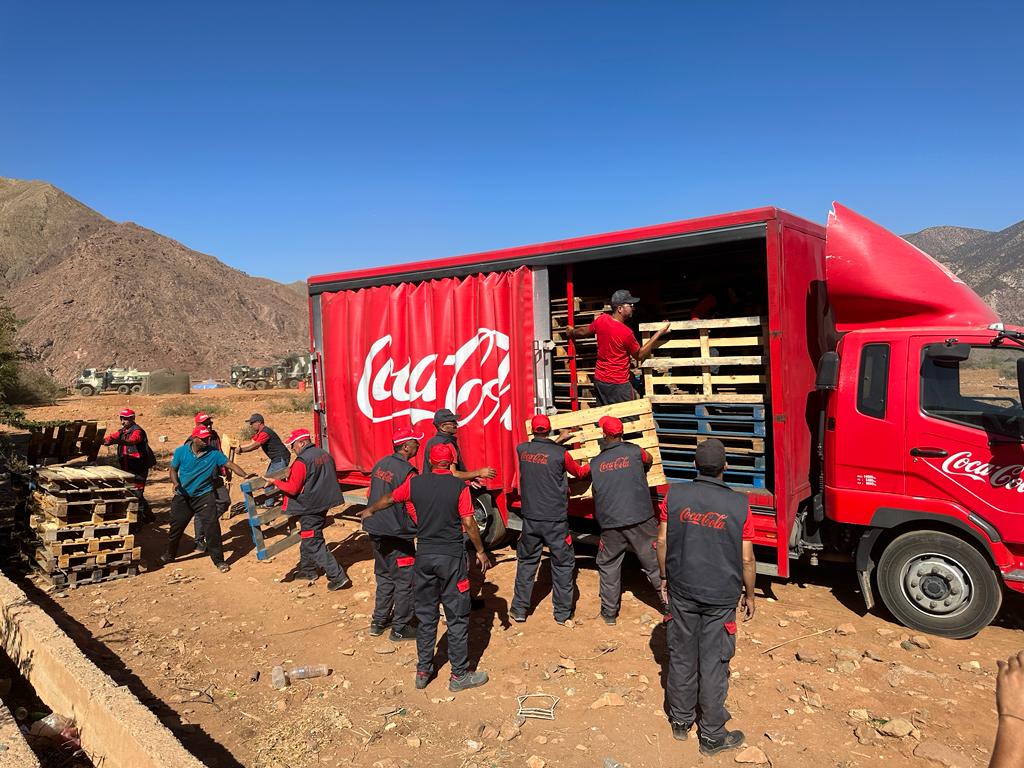Earthquake morocco coca-cola response